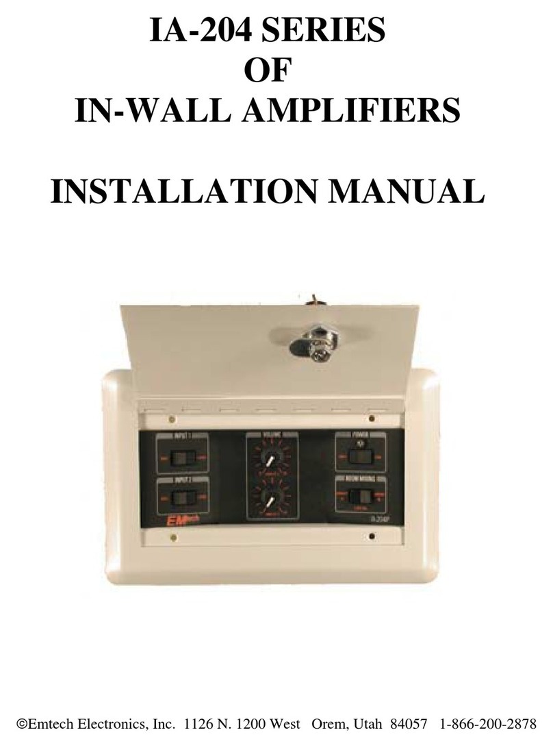 Emtech Electronics IA-204 SERIES installation manual