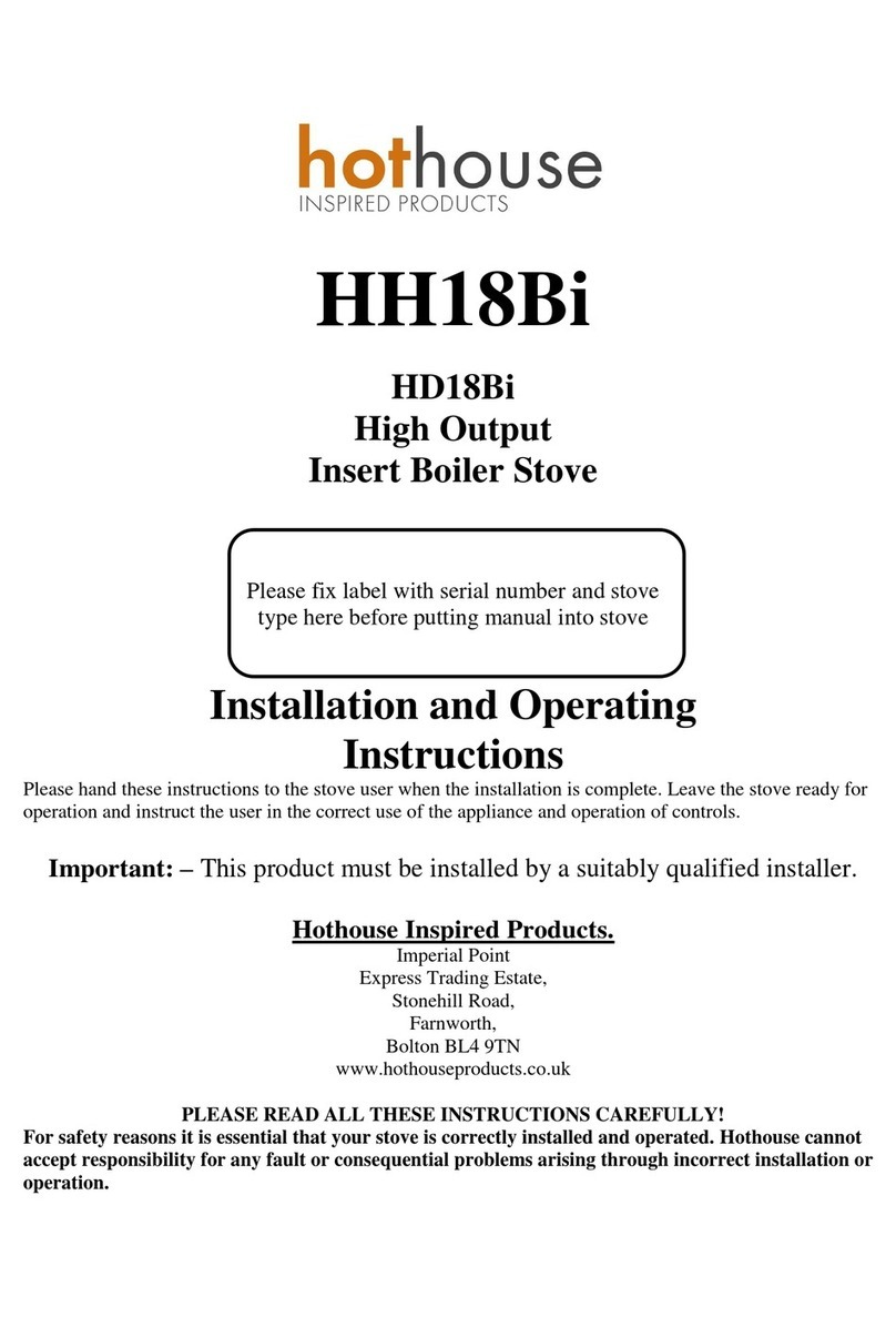 HotHouse HH18Bi Installation and operating instructions