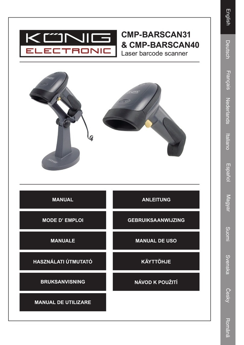 Konig CMP-BARSCAN31 manual