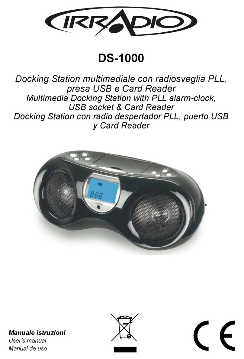 Irradio ds-1000 user manual