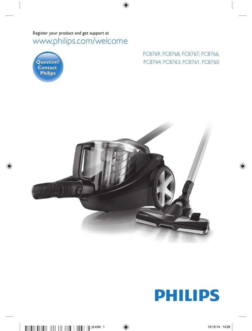 Philips FC8769 Quick use guide