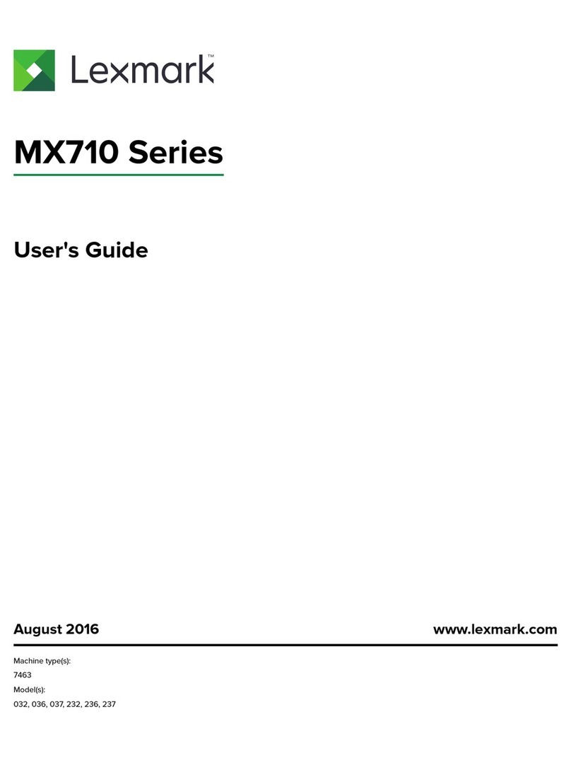 Lexmark MX710 Series User manual