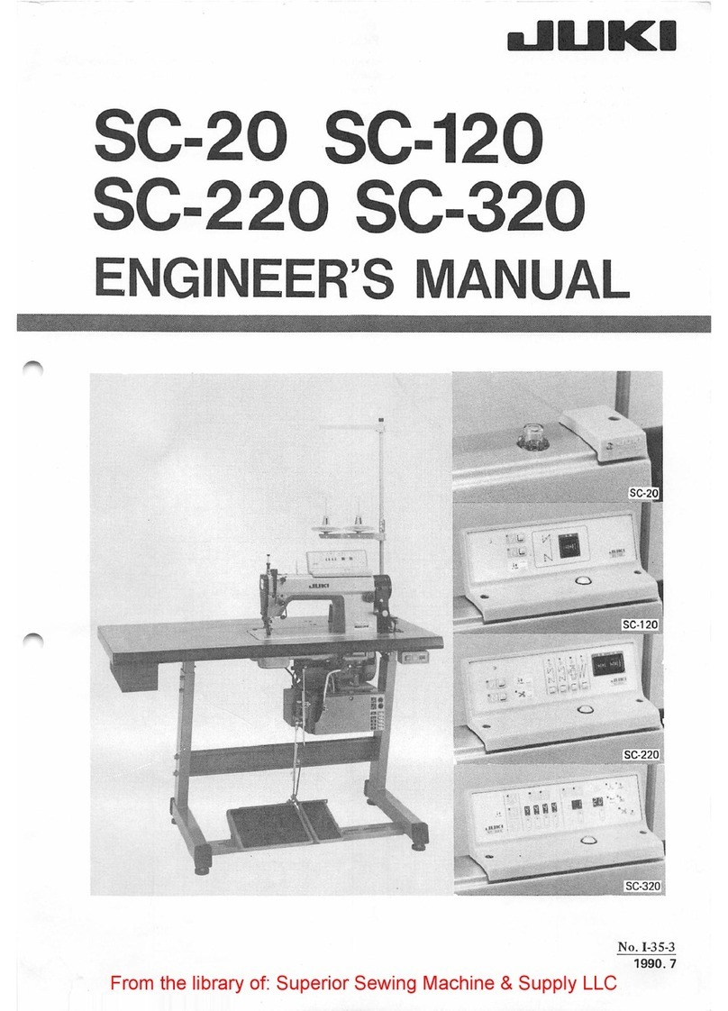 JUKI SC-20 Quick start guide