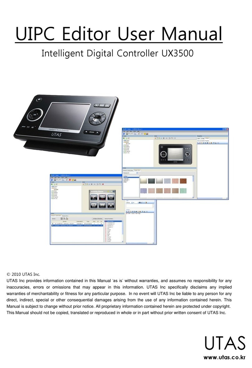 UTAS UX3500 user manual