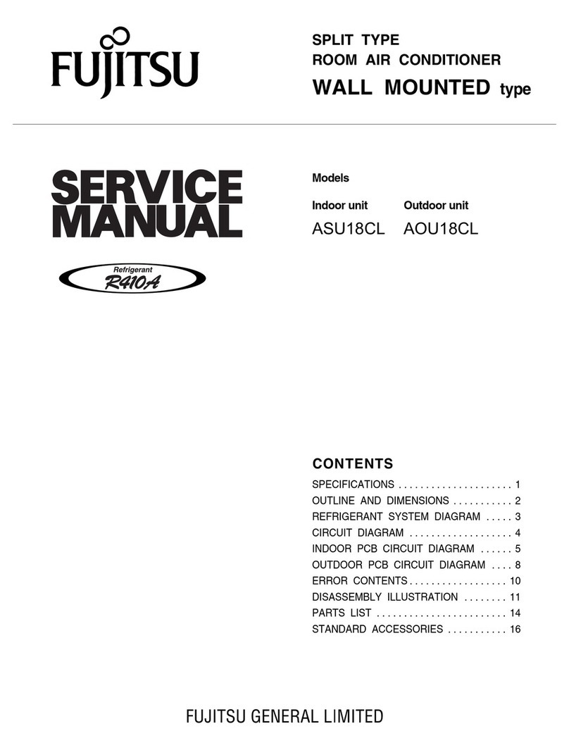 Fujitsu ASU18CL User manual