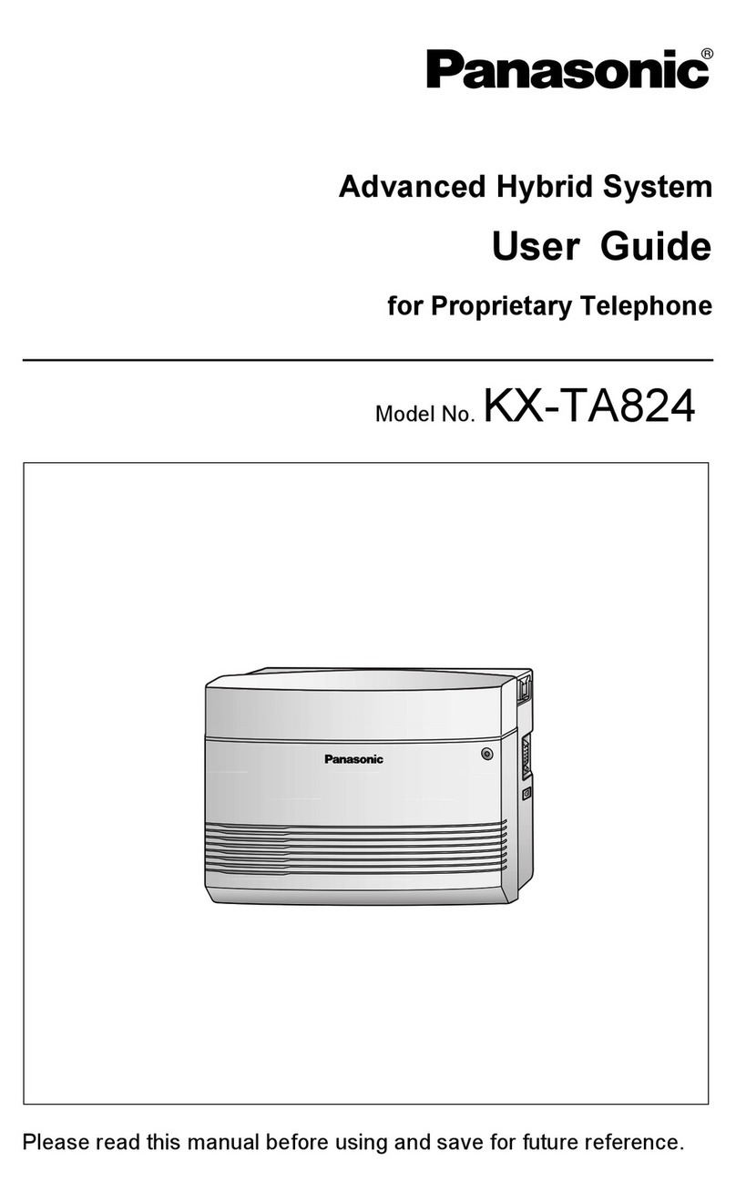 Panasonic KX-TA824 user guide