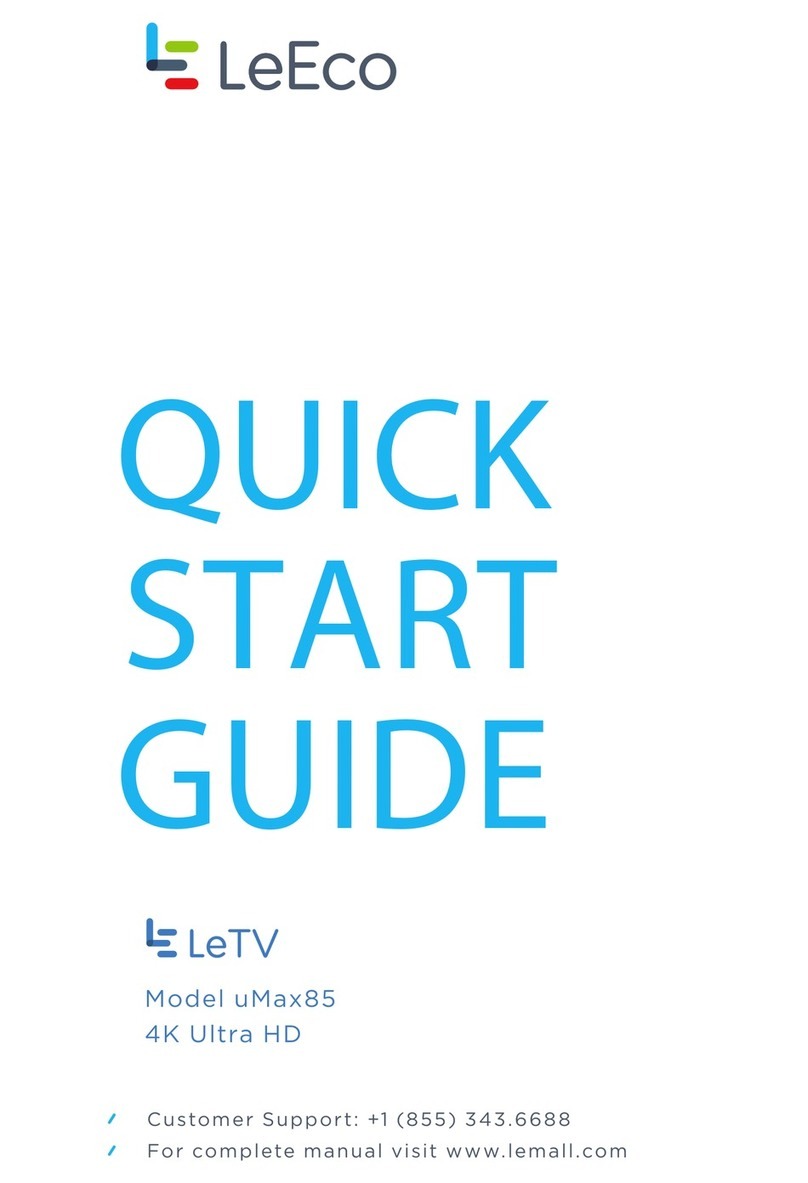 LEECO uMax85 4K Ultra HD User manual