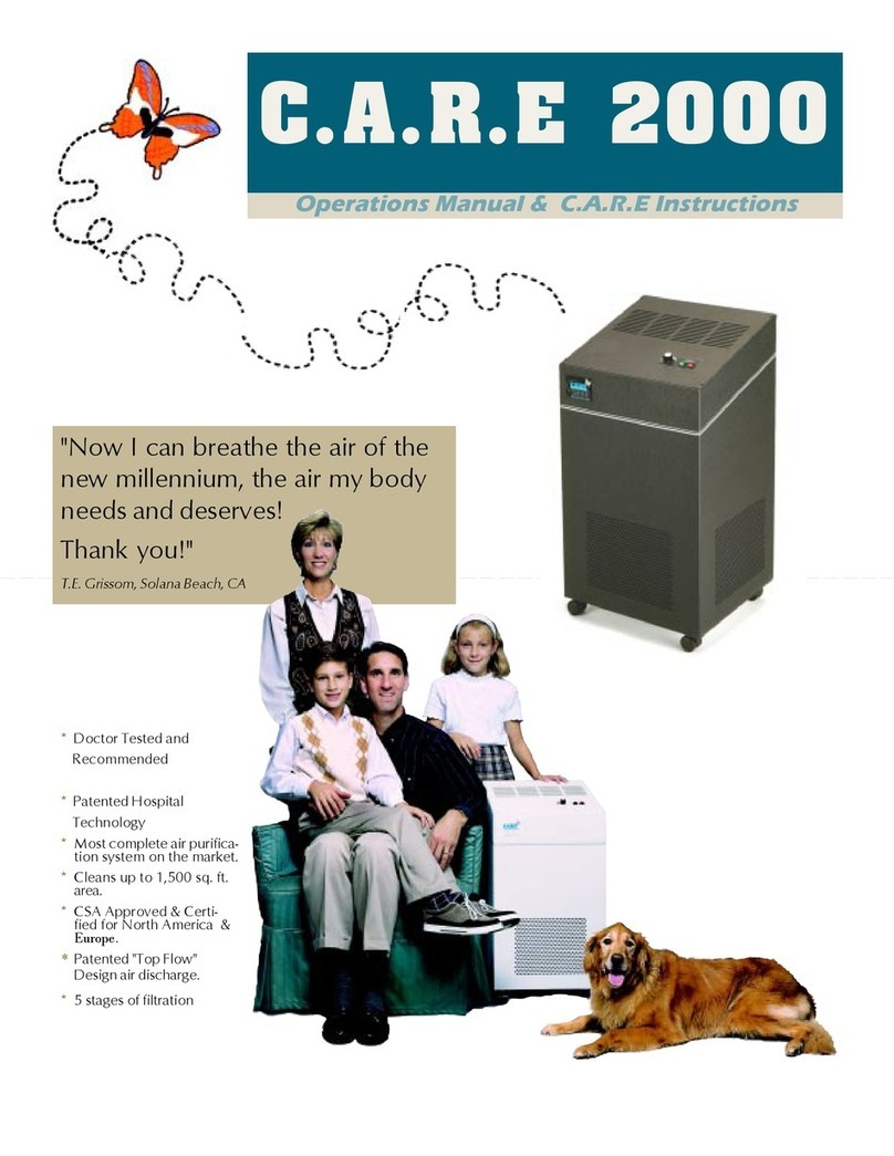 CWR Environment C.A.R.E. 2000 Operation manual