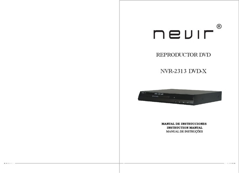 Nevir NVR-231 3 DVD-X instruction manual
