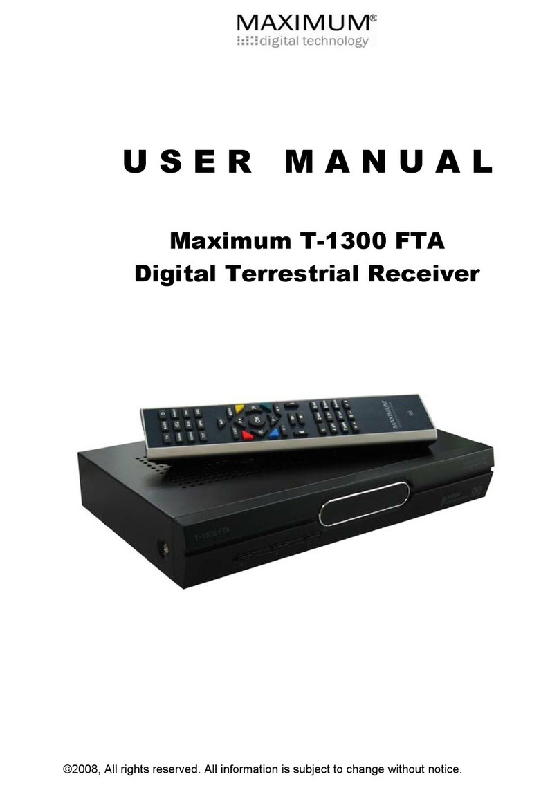 Maximum T-1300 FTA User manual