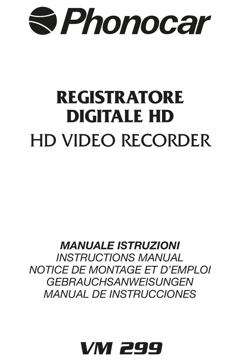 Phonocar VM 299 instruction manual