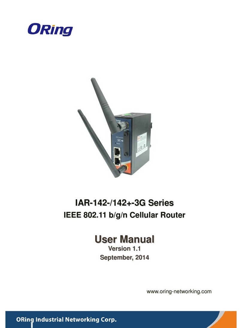 ORiNG IAR-142 Series user manual