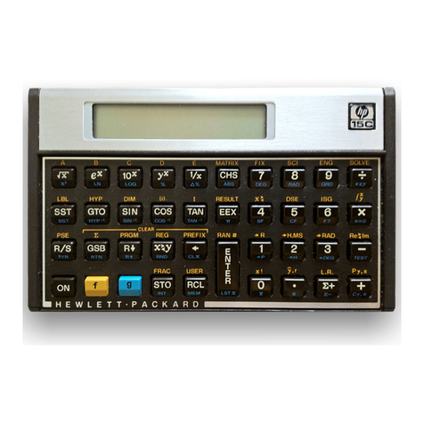HP 15C User manual