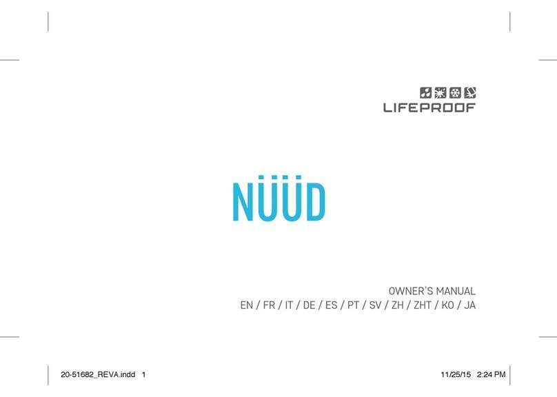 LifeProof Nuud owner's manual