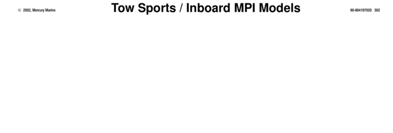 Mercury TowSport Inboards manual