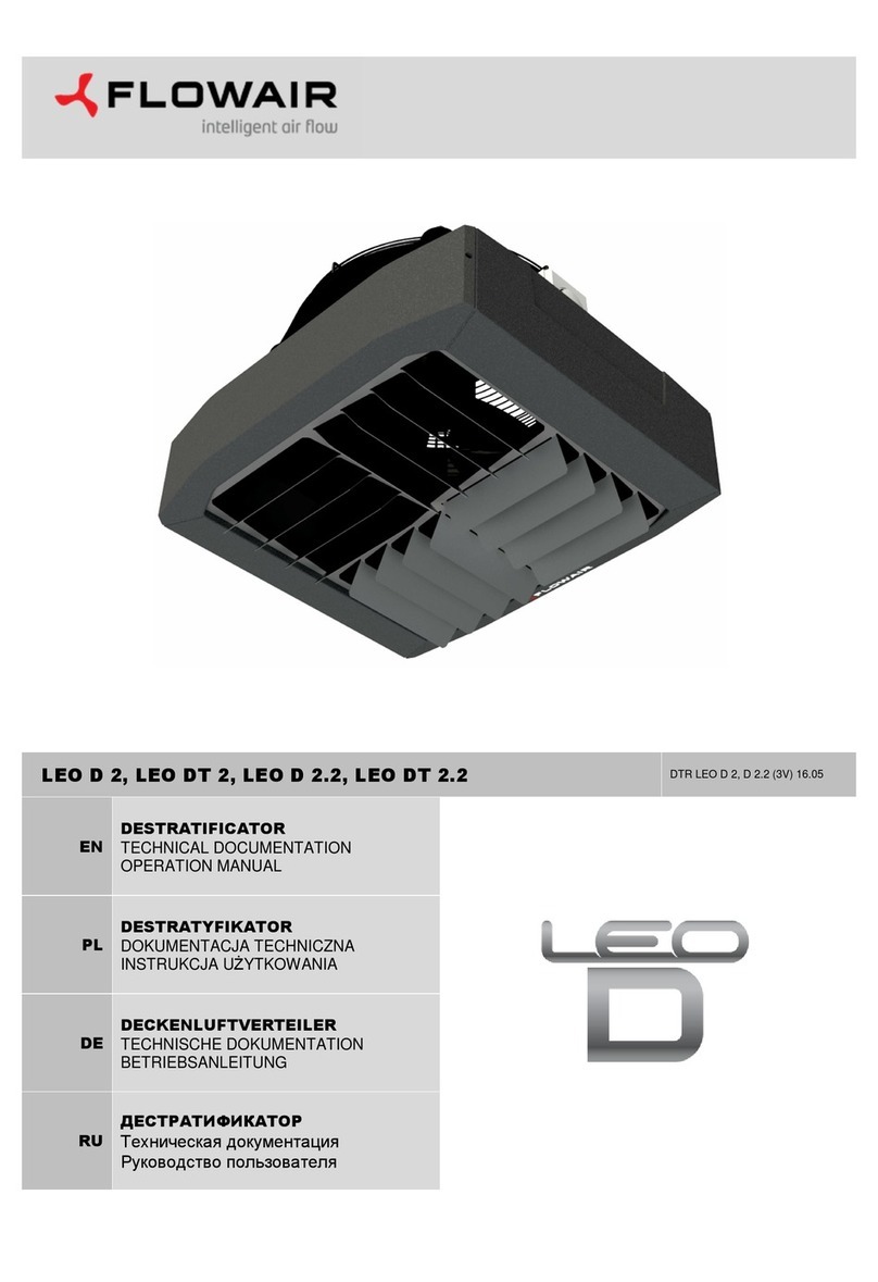 flowair LEO D 2 Operation manual