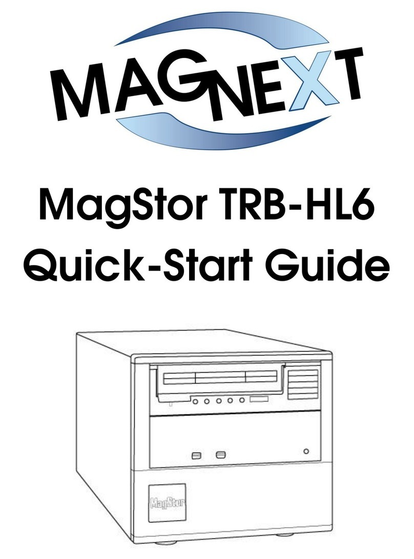 Magnext MagStor TRB-HL6 quick start guide