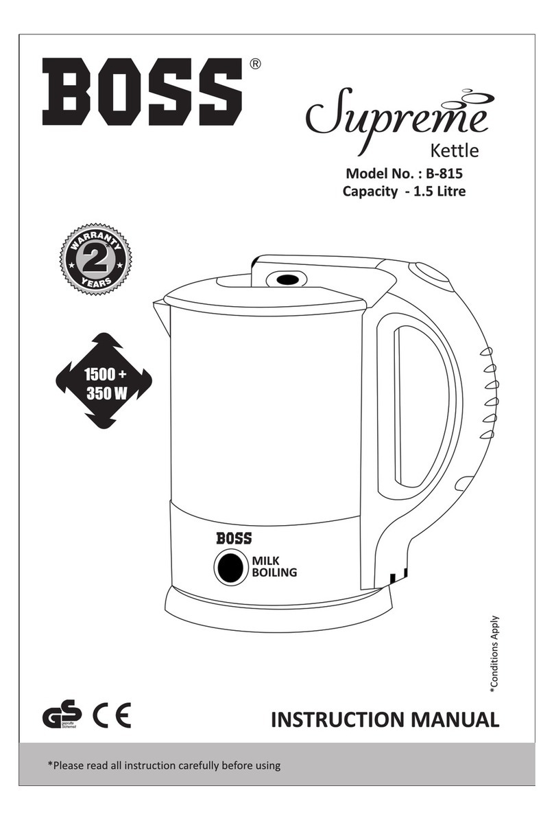 BOSSCO B-815 instruction manual