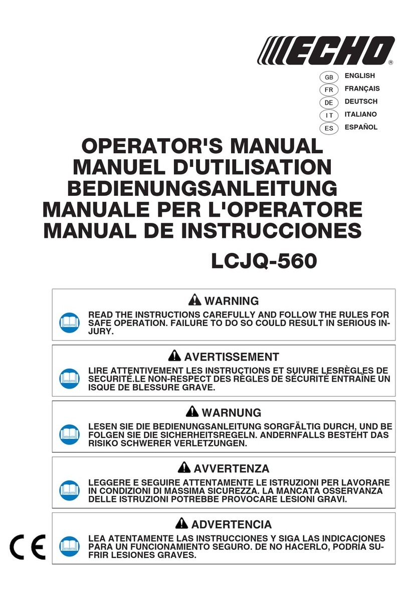 Echo LCJQ-560 User manual