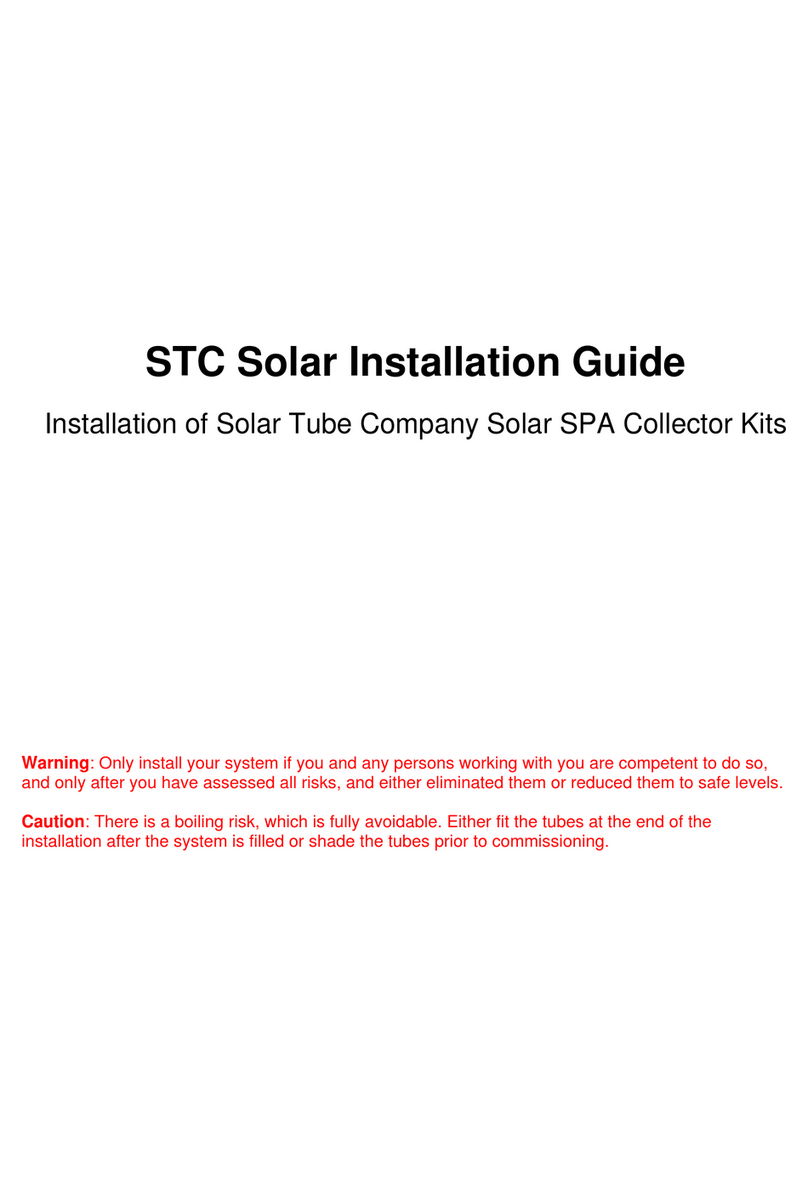 STC Solar SPA Collector Kit installation guide
