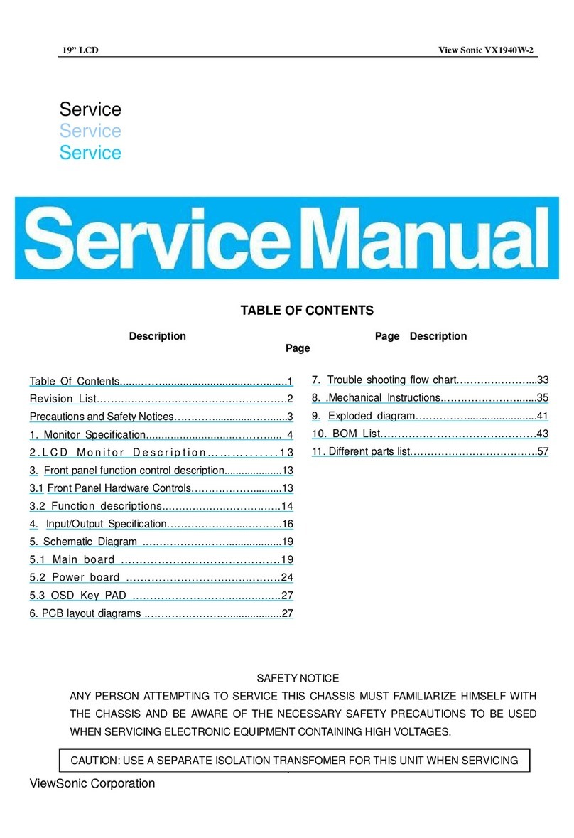 ViewSonic VX1940W-2 User manual