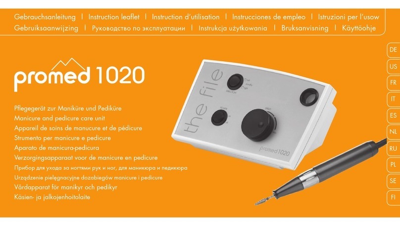 ProMed 1020 instructions