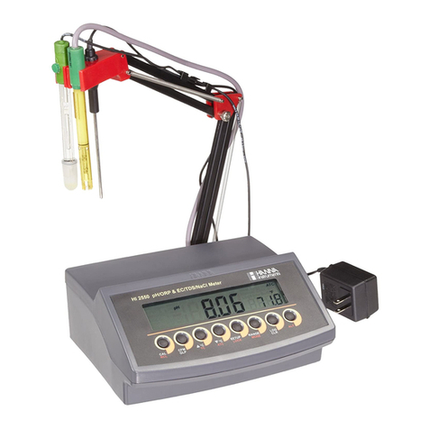 Hanna Instruments HI 2550 User manual Hanna Instruments HI 2550 User manual