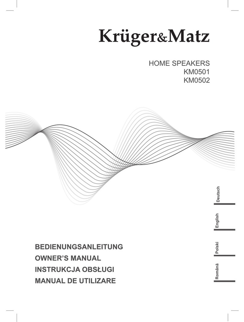 Kruger&Matz KM0501 owner's manual