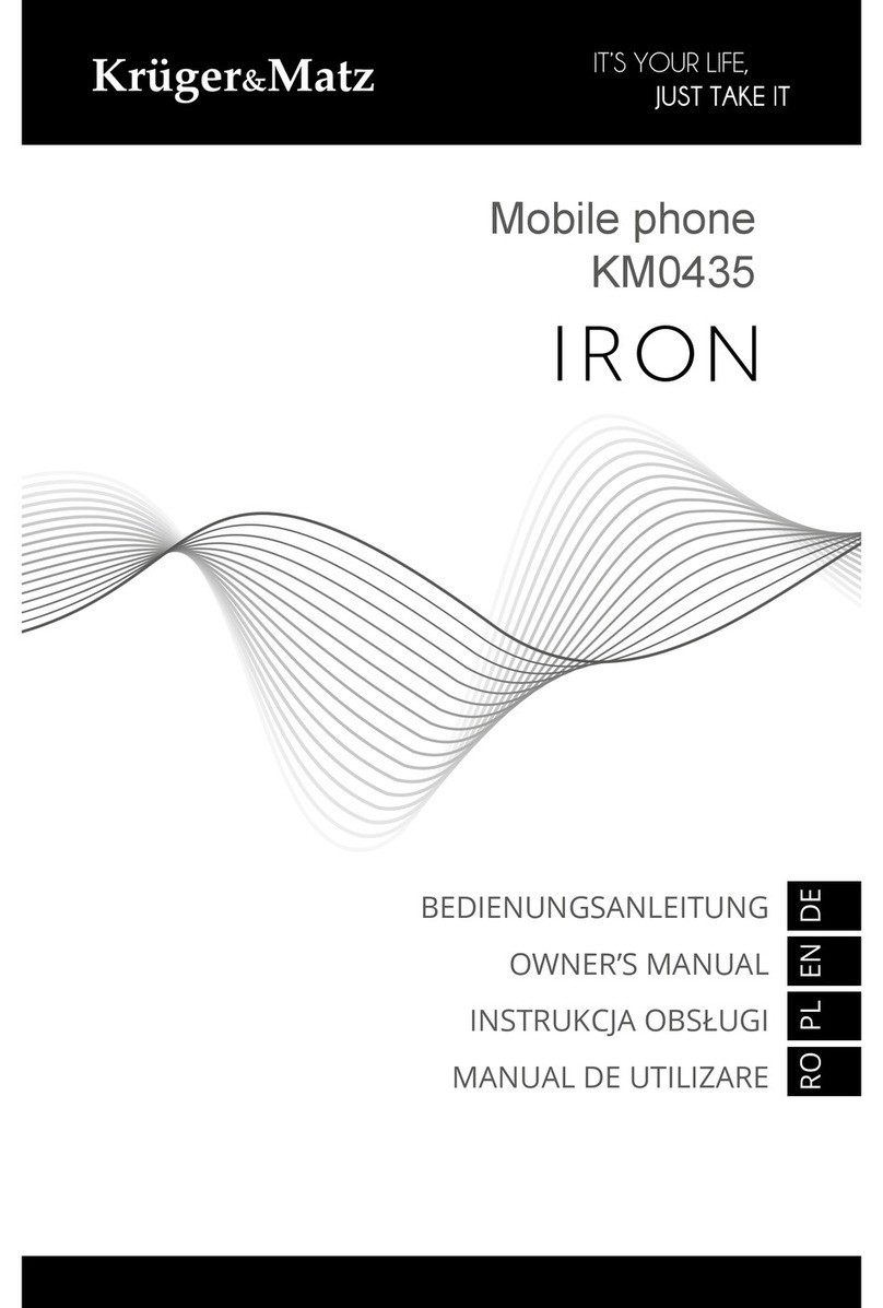 Kruger&Matz IRON KM043 User manual