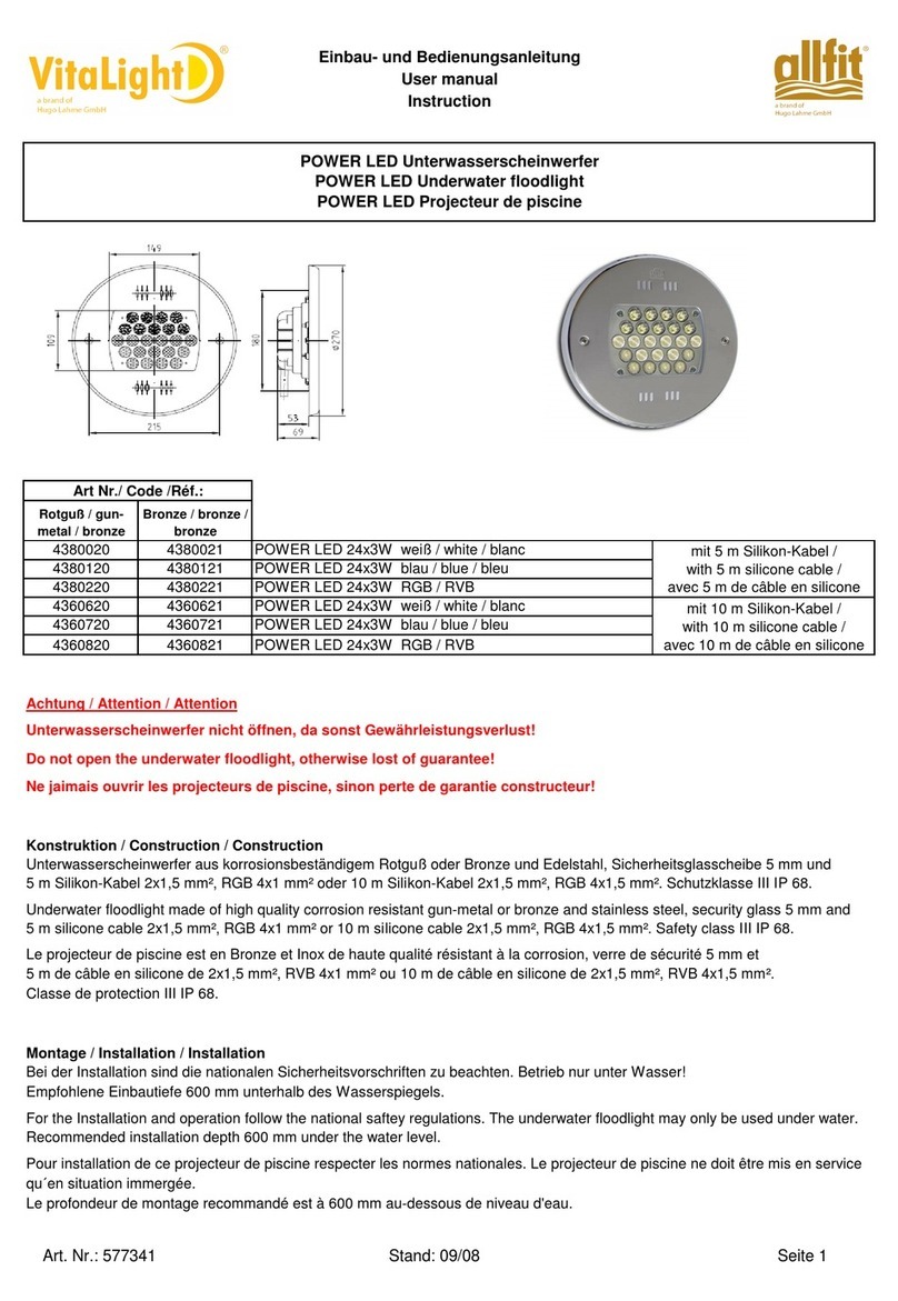VitaLight 4380020 user manual
