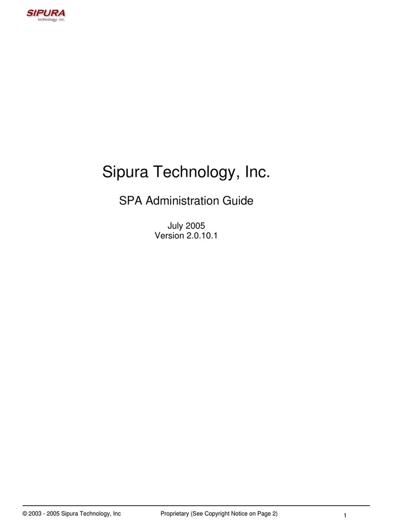 Sipura Technology Sipura SPA-2000 Administration guide