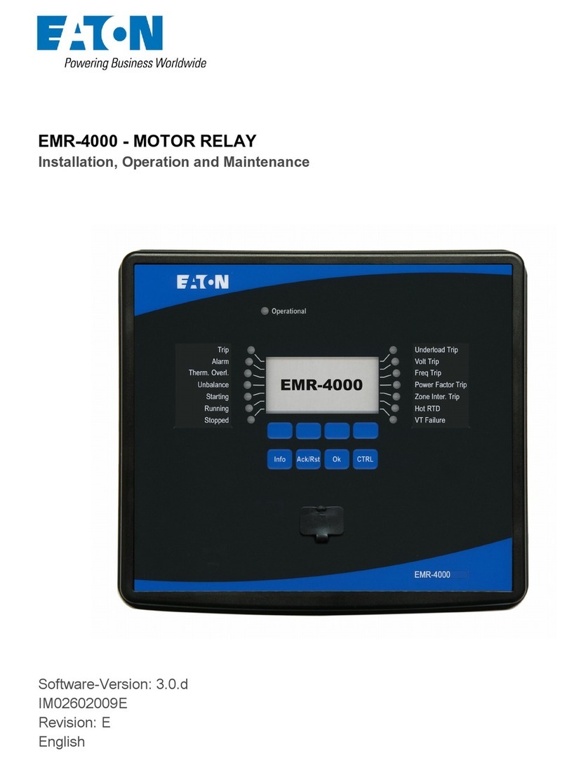 Eaton EMR-4000 Installation, operation and maintenance