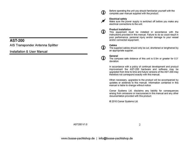 AIS AST-200 Installation & user manual