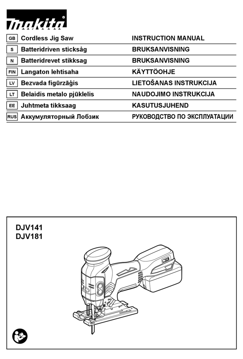 Makita DJV141 instruction manual