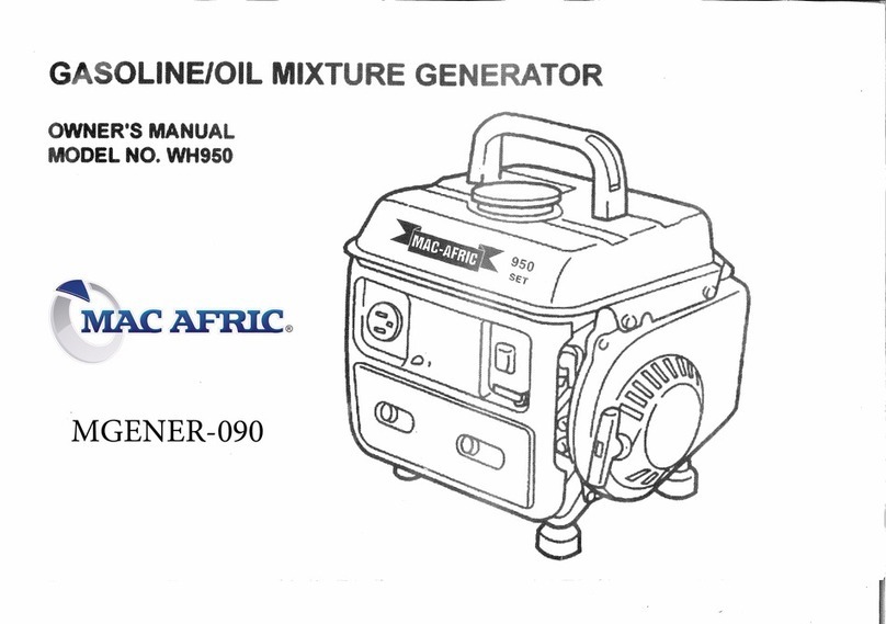 Mac Afric WH950 owner's manual