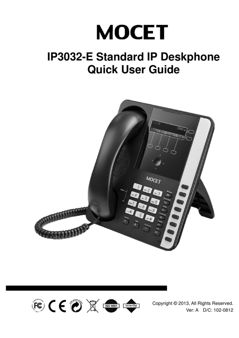 Mocet IP3032-E Instruction manual Mocet IP3032-E Instruction manual