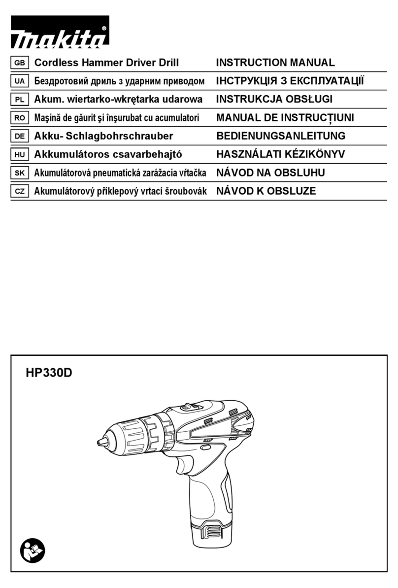Makita HP330D instruction manual