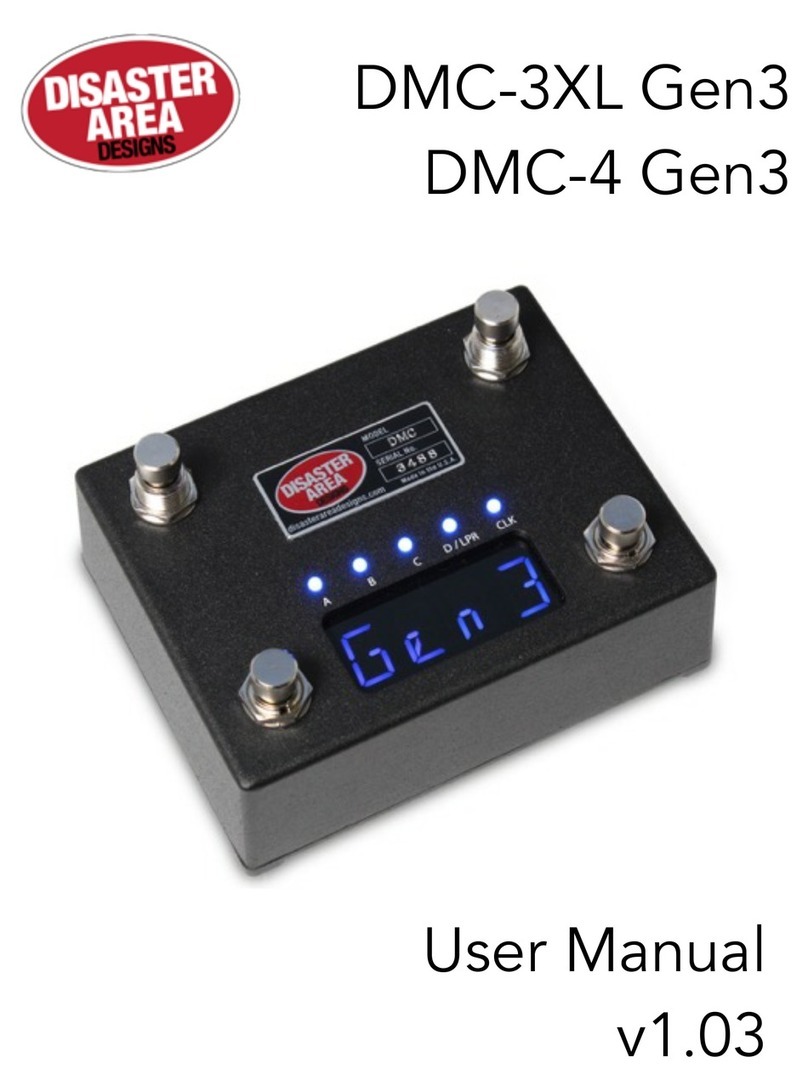 Disaster Area Design DMC-3XL Gen3 user manual