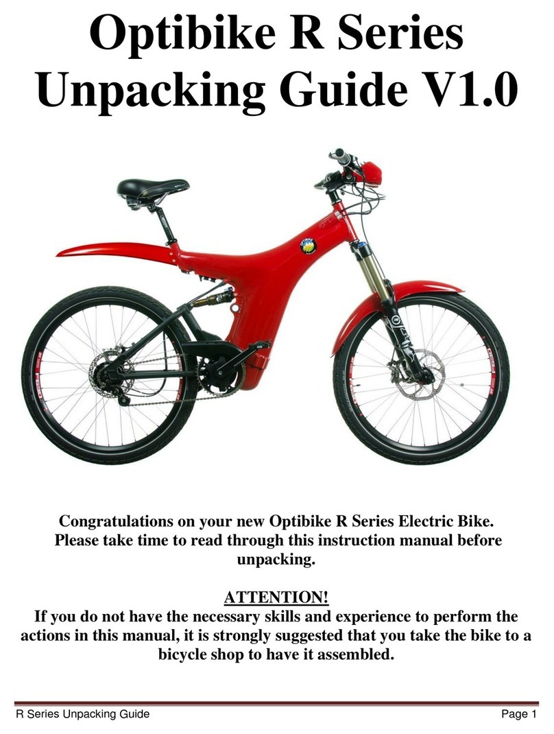 Optibike R Series Unpacking guide