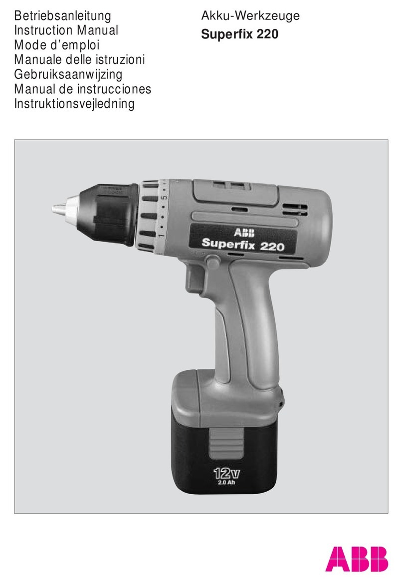 ABB Superfix 220 instruction manual