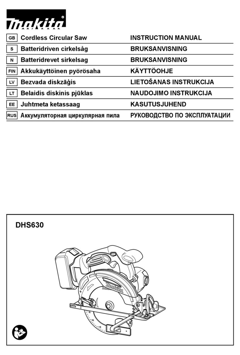 Makita DHS630 User manual