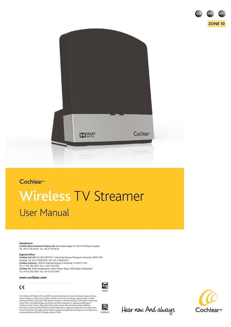 Cochlear ZONE 10 user manual