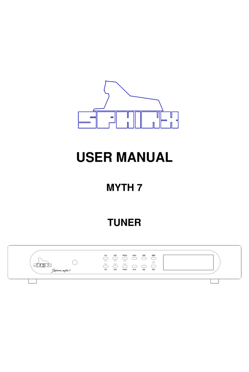SPHINX MYTH 7 user manual