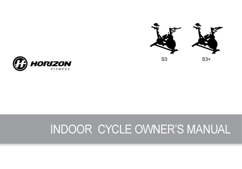 Horizon Fitness S3 owner's manual