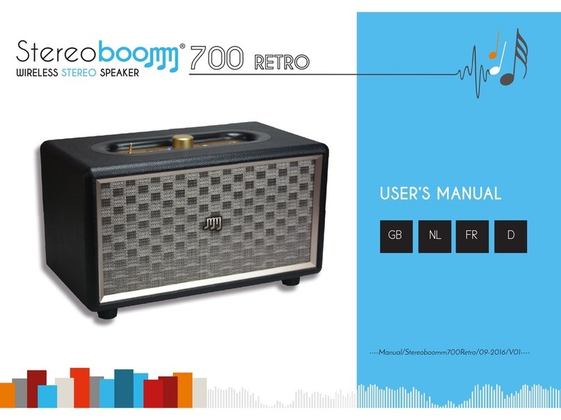 Stereoboomm 700 RETRO user manual