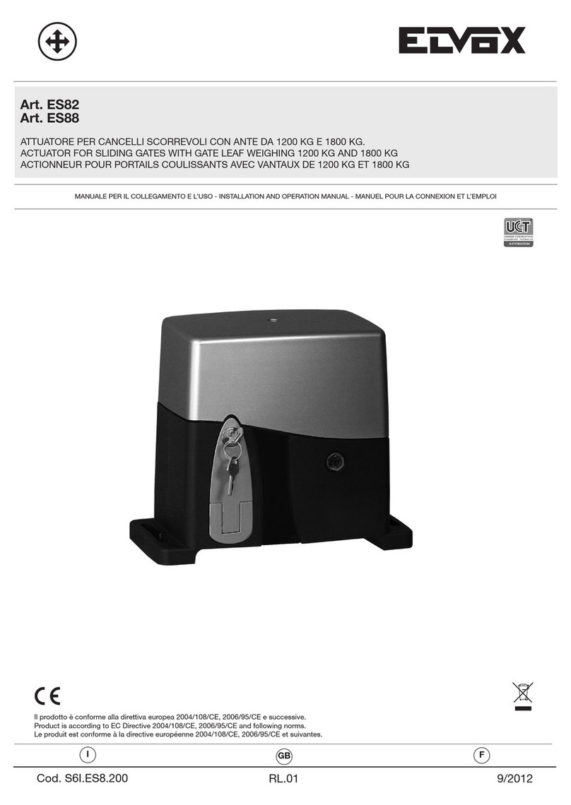 Elvox ES82 User manual