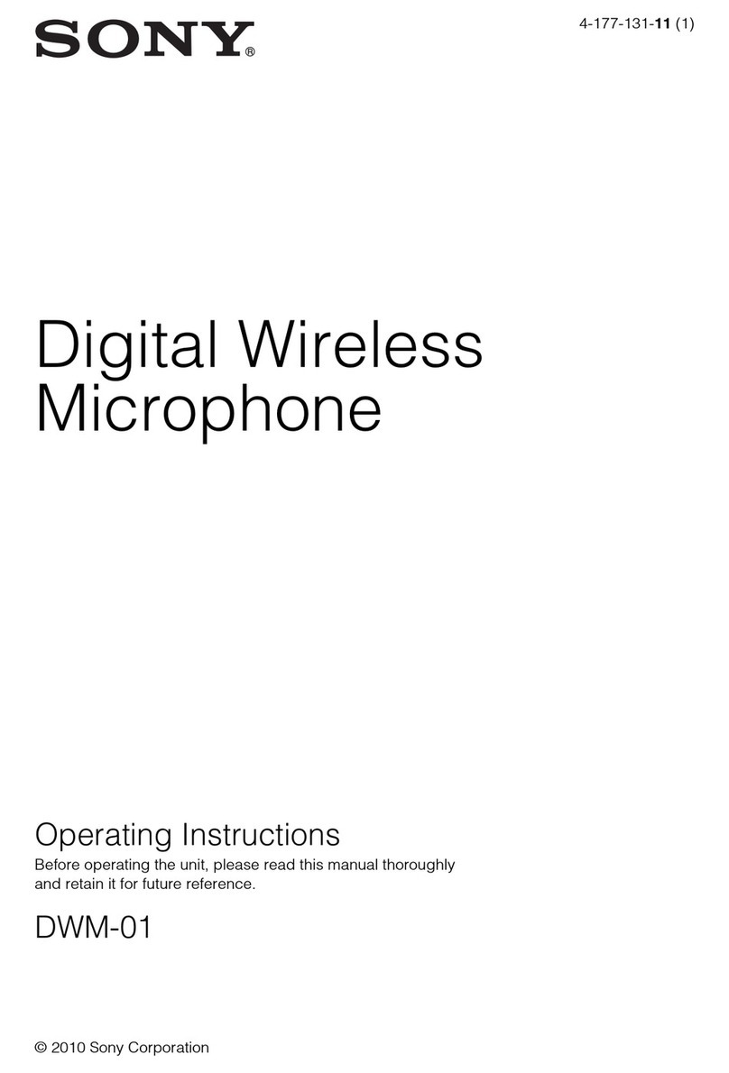 Sony DWM-01 User manual
