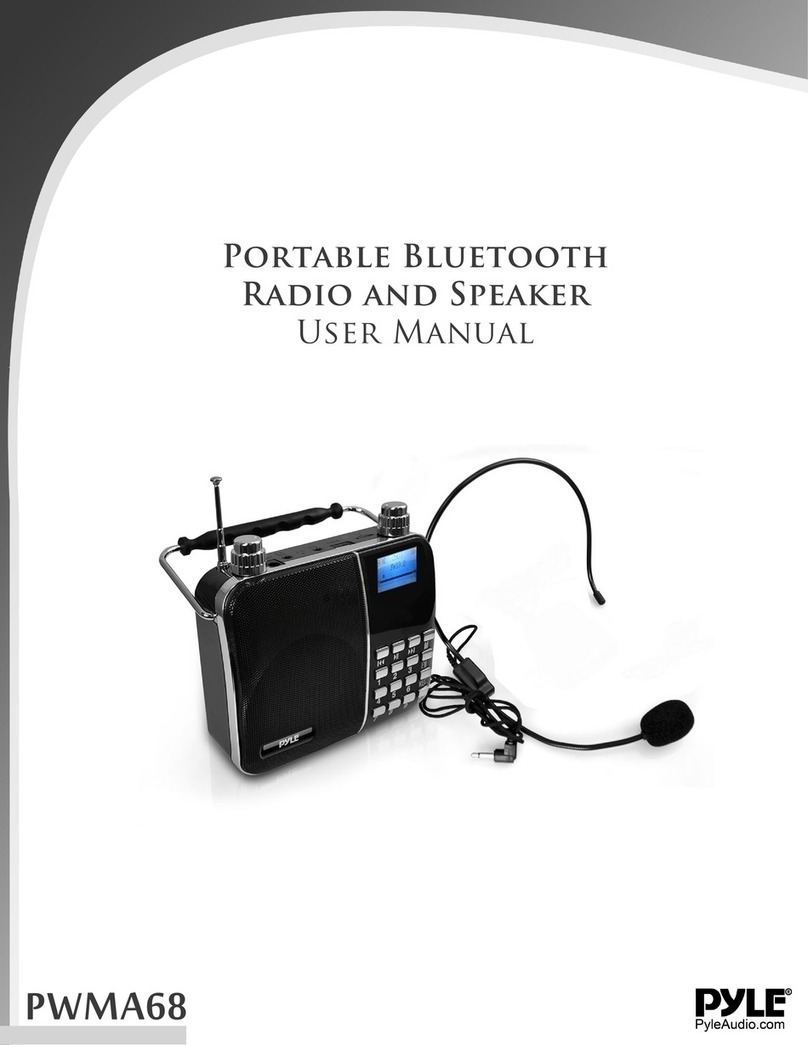 PYLE Audio PWMA68 User manual