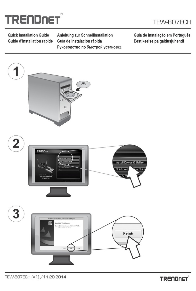 TRENDnet TEW-807ECH User manual