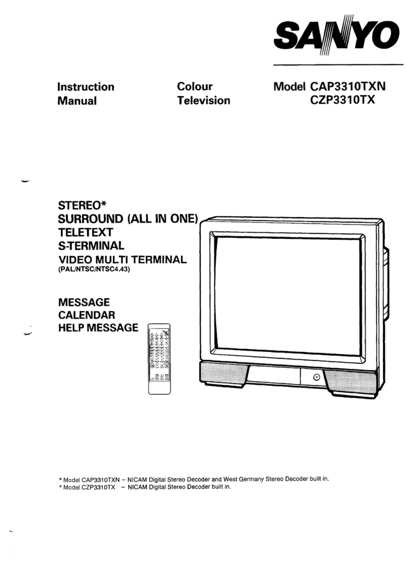 Sanyo CAP3310TXN User manual